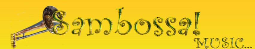 trumpet and music logo for Sambossa